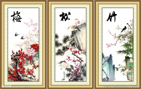 歲寒三友是指哪三個(gè)植物？松樹、竹子及梅花