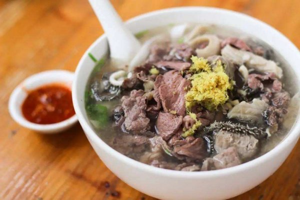潮州牌坊街十大美食小吃，牛雜粿條第一名