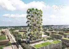 世界第一垂直森林建筑，香柏之塔高達36層