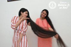 世界頭發(fā)最長的少女，發(fā)長2米12年沒剪