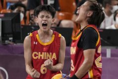 中國三人女籃奪得銅牌，三人籃球首次進奧運會