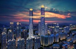 海南十大高樓排名，?？陔p子塔高達(dá)428米
