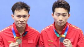 東京奧運(yùn)會(huì)中國(guó)第11金，中國(guó)跳水夢(mèng)之隊(duì)輕松奪冠