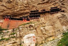 中國最驚險的6座寺廟，懸空寺建在懸崖峭壁上