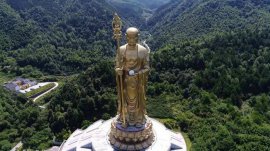 中國(guó)最高的地藏菩薩像：高達(dá)84米，造價(jià)15億